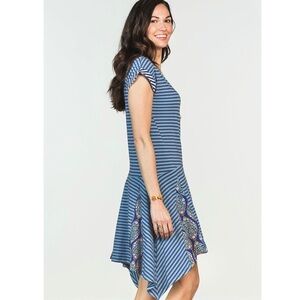 Matilda Jane Walkout Blue Striped Dress